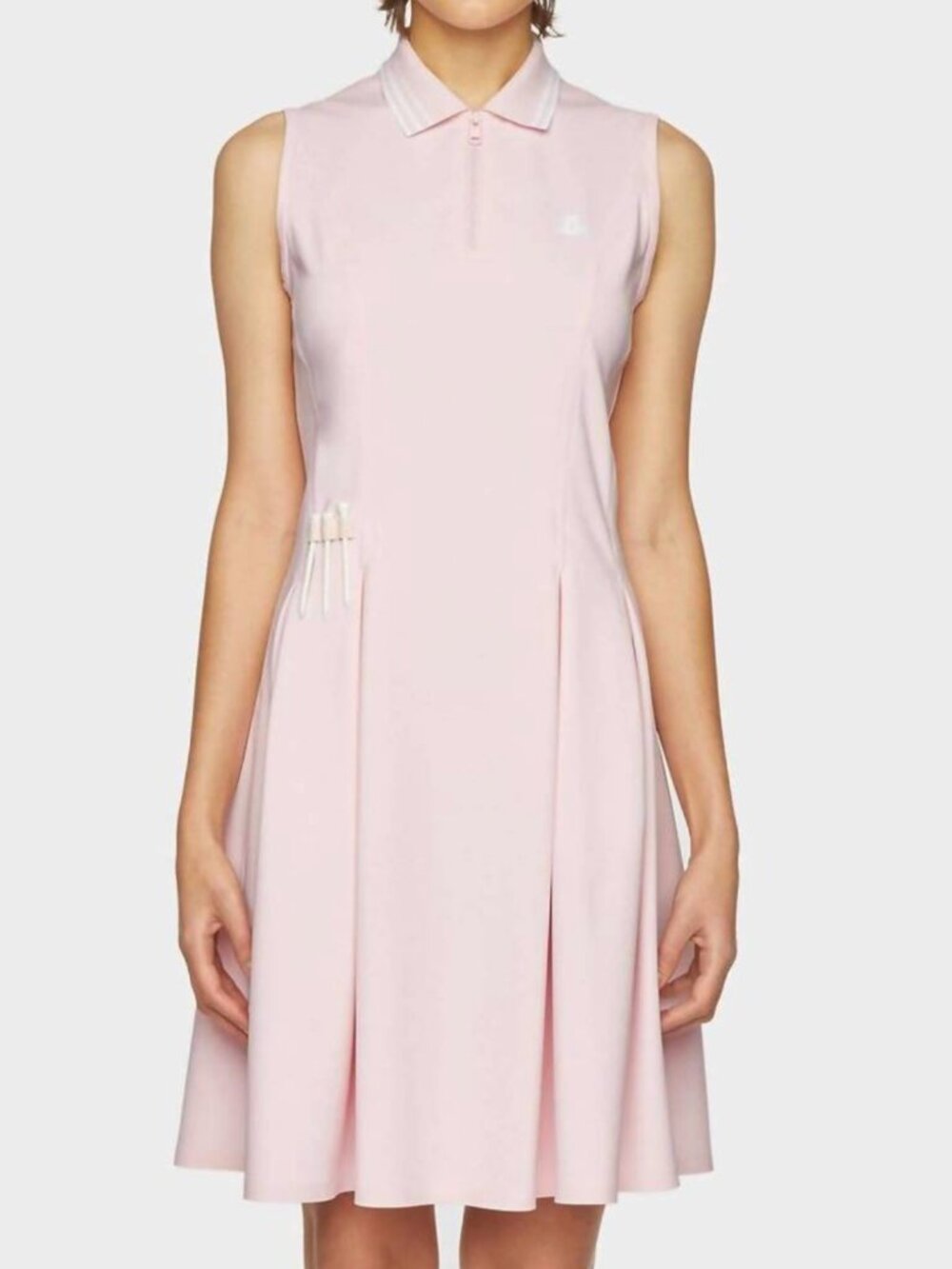 Tilley | Pink Zip Up Golf Polo Dress